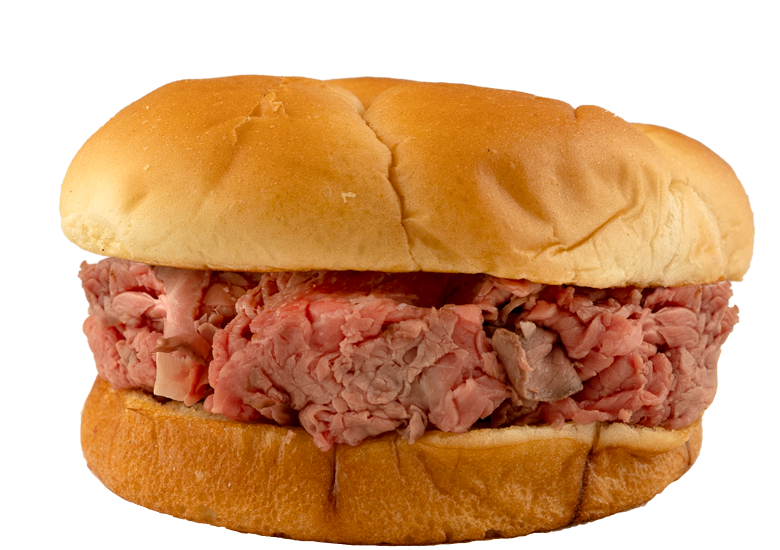 photo of Beef Barn's roast beef sandwich